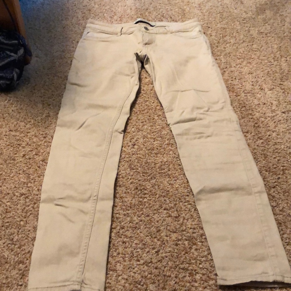 Hollister khaki pants skinny